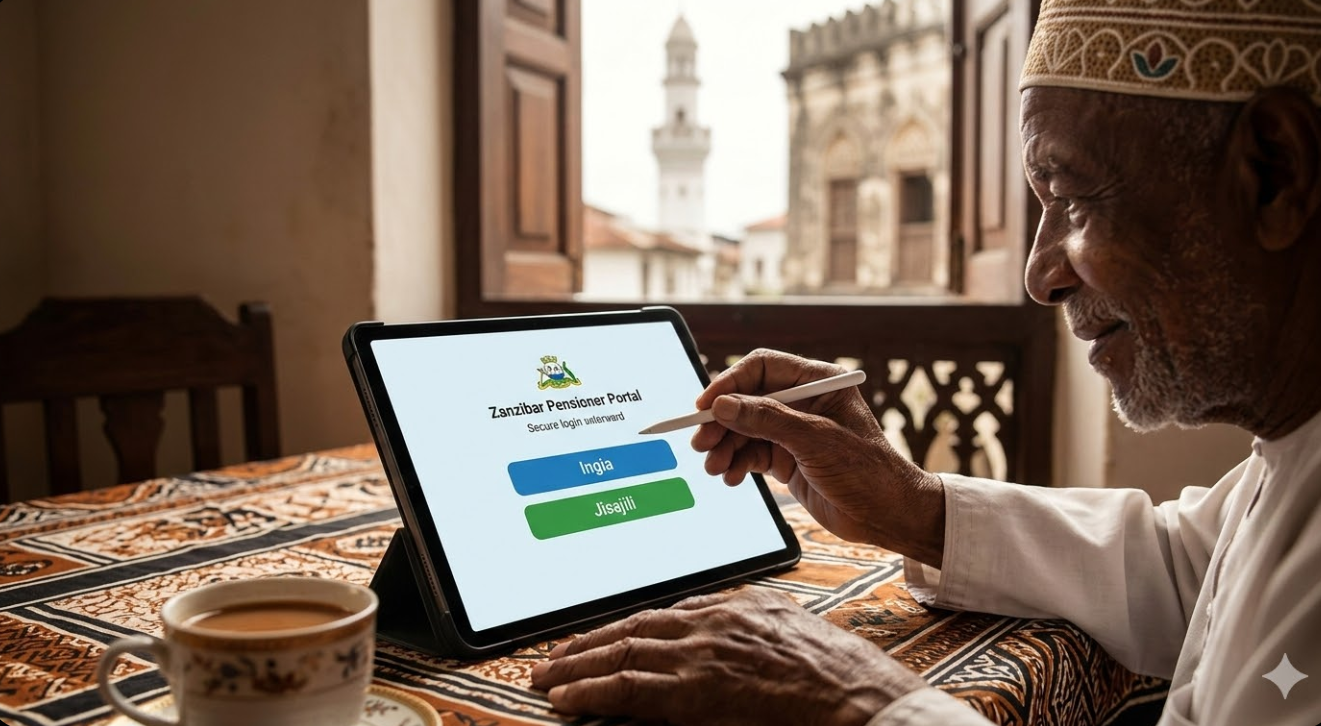 Zanzibar Pension Illustration